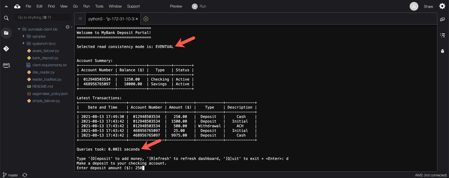 Eventual Consistency Make Deposit