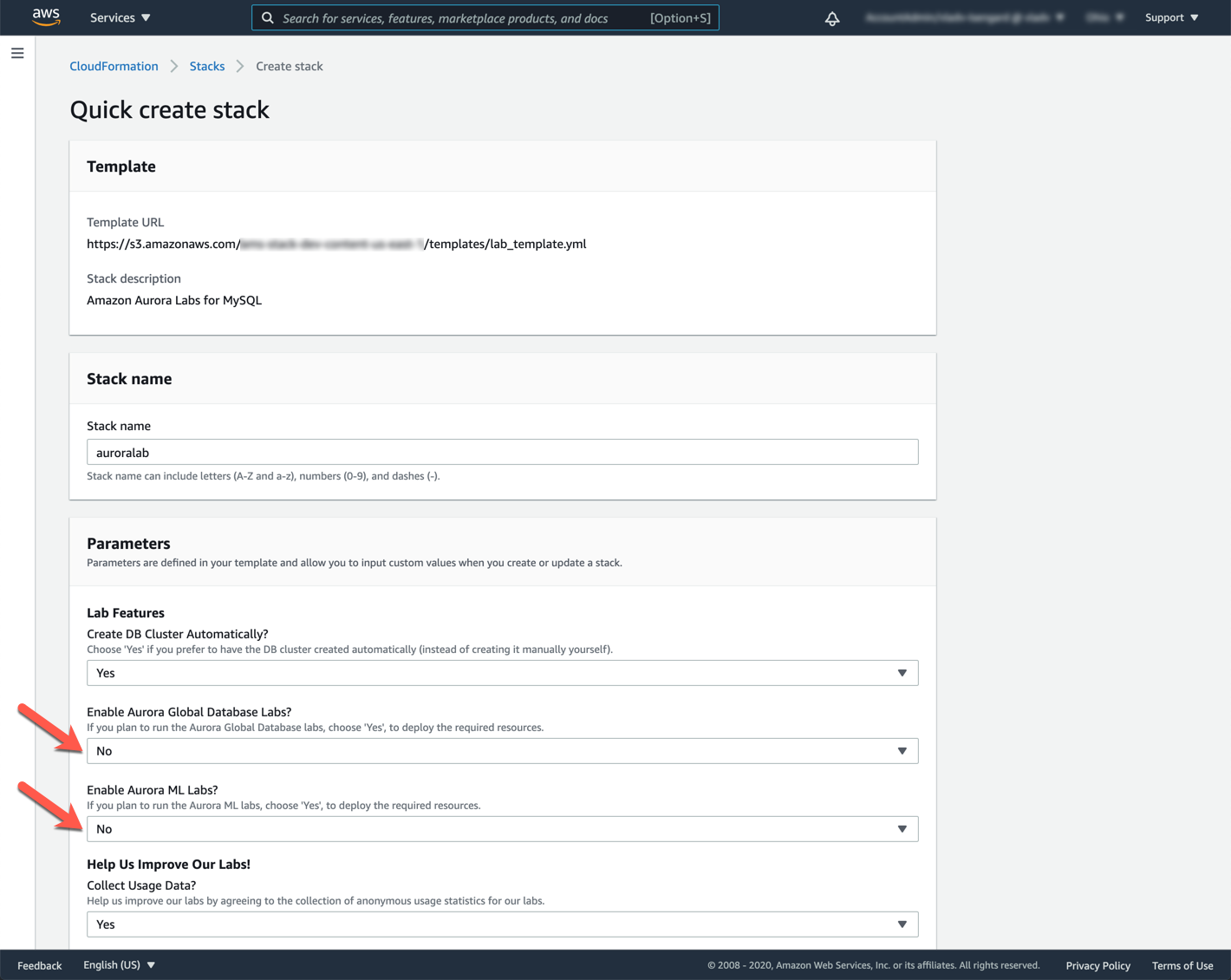 Create Stack