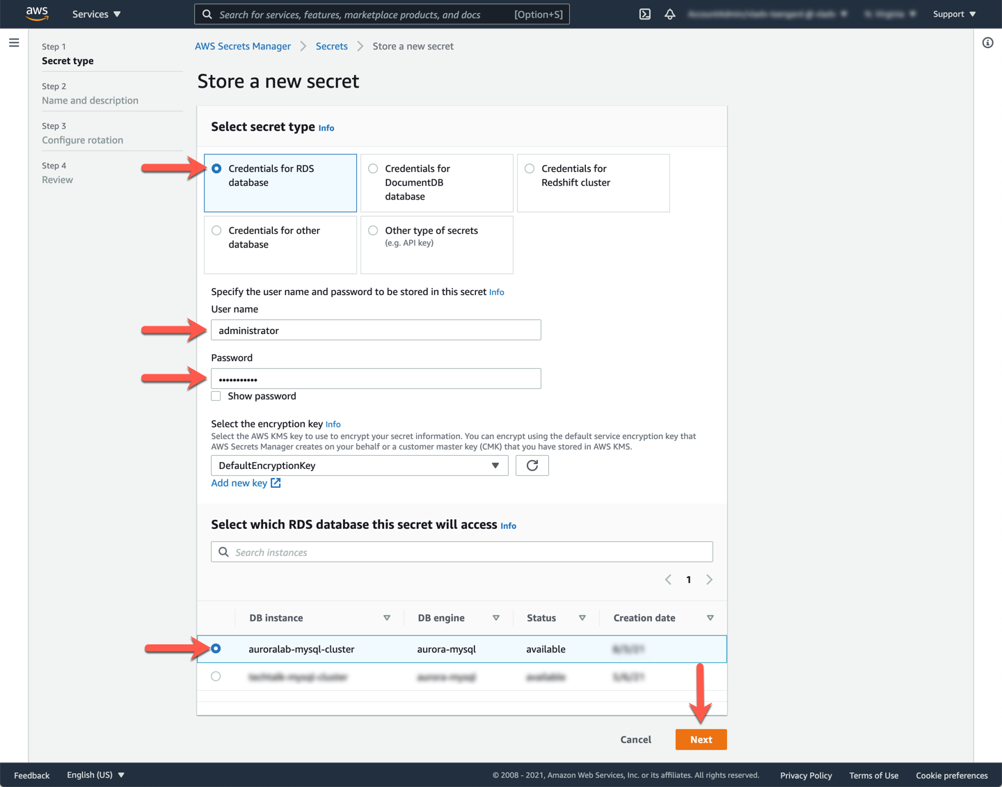 Configure Secret