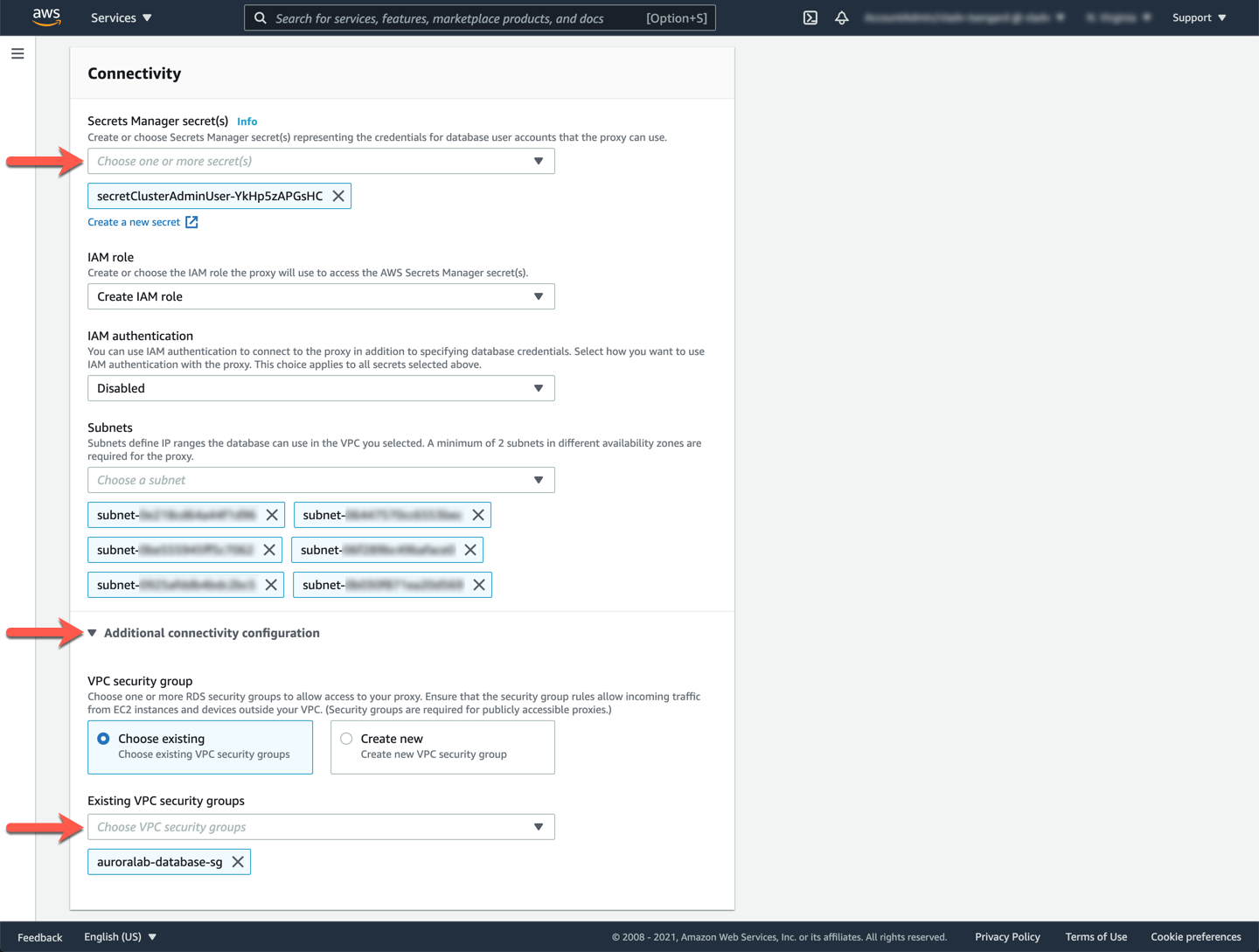 Configure Proxy Connectivity