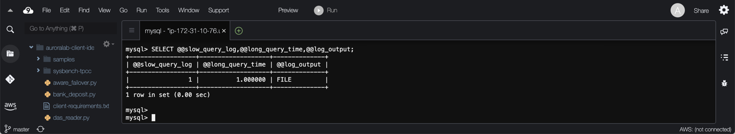 Check Slow Query Log Configuration