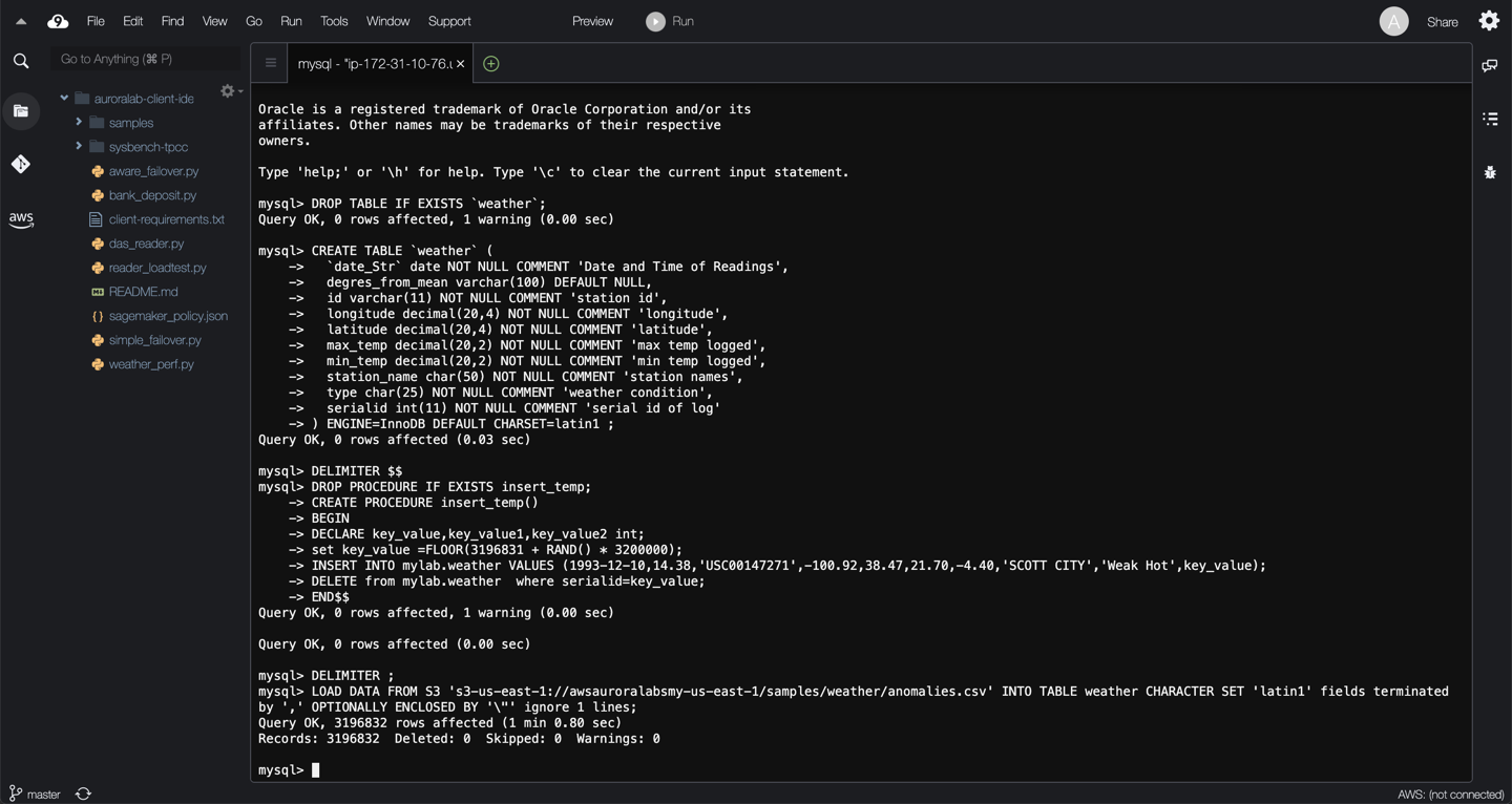 Init Data Set