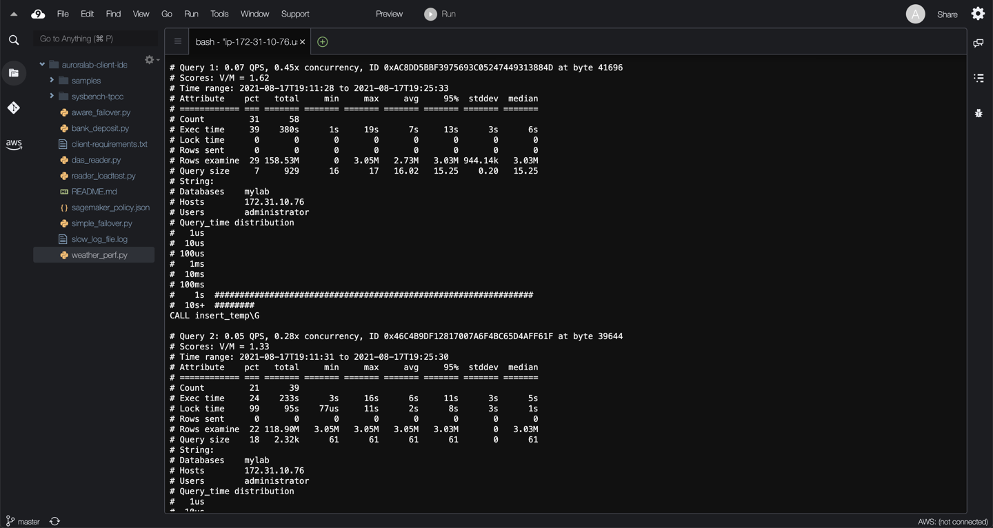 pt-query-digest Output Continued