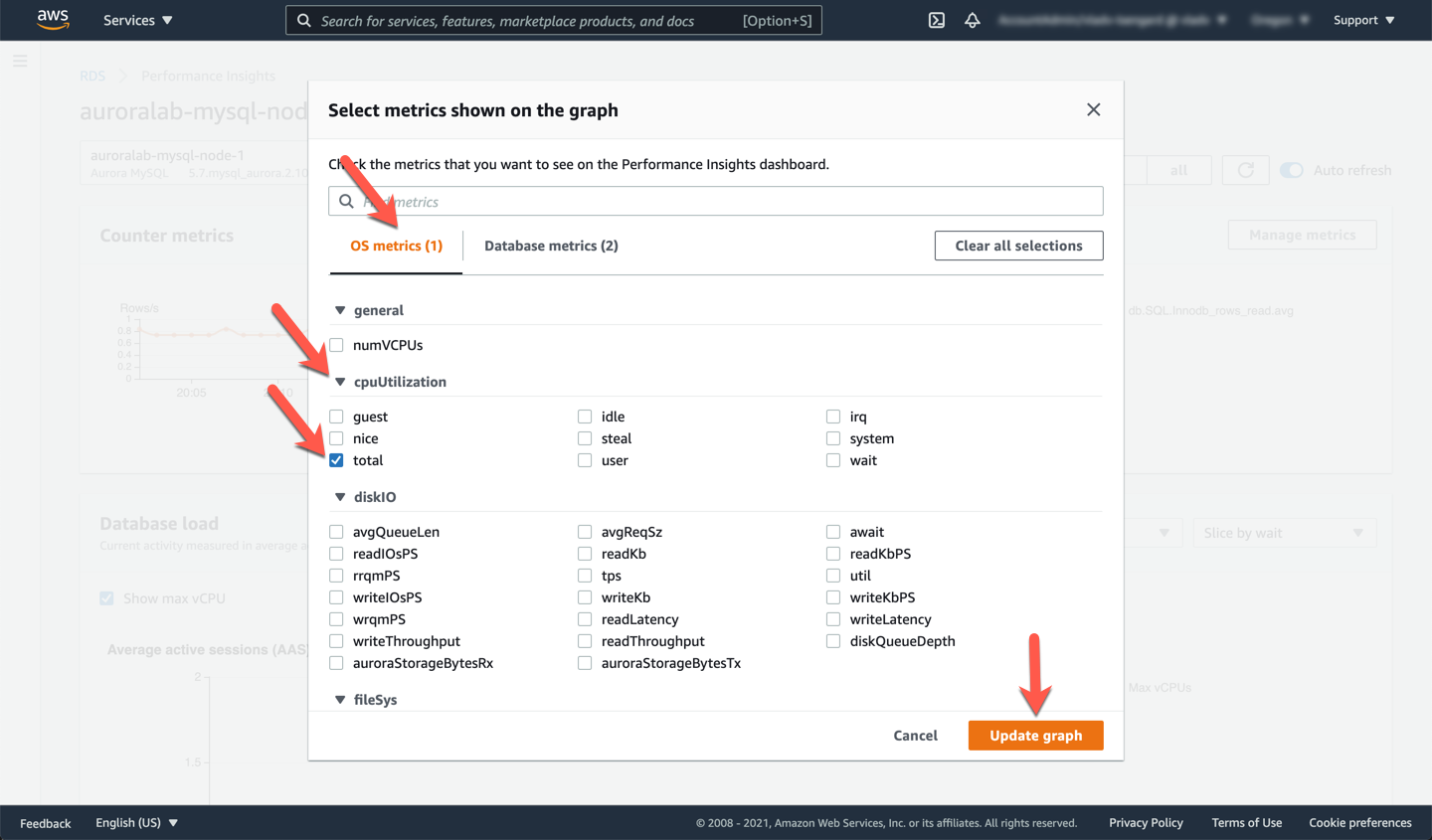 Manage DB Counters