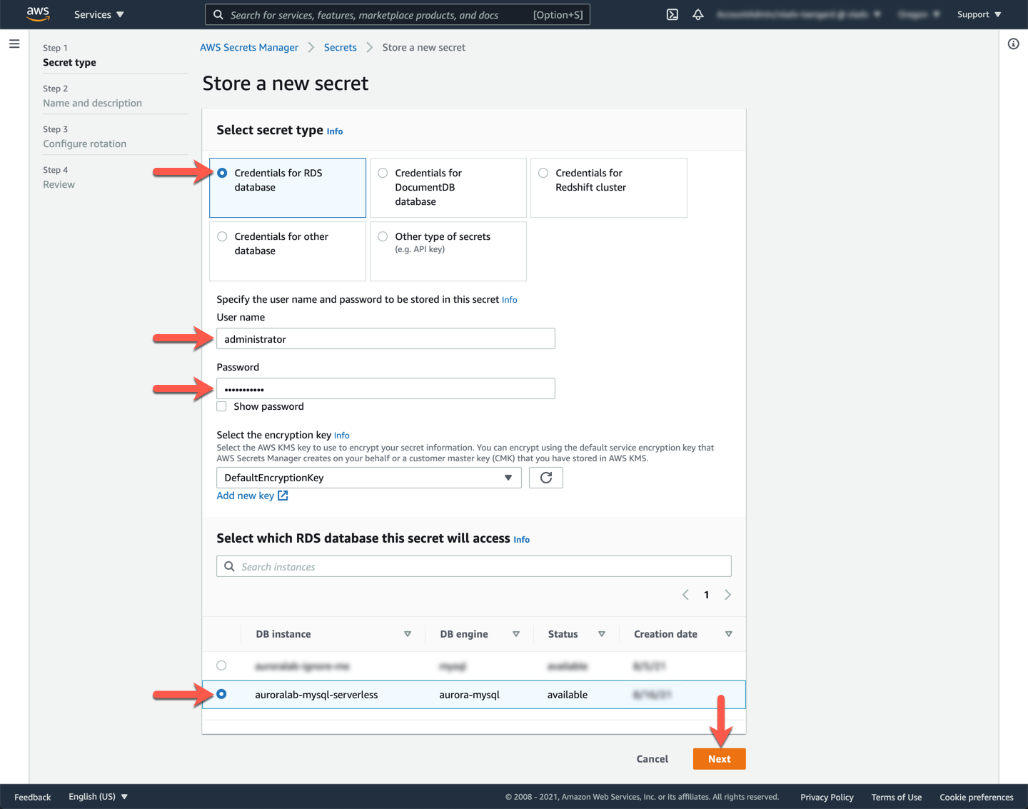 Configure Secret