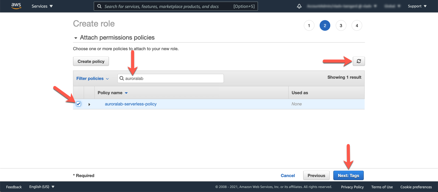 IAM Policy Selector