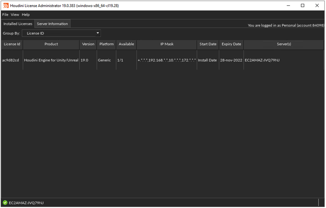 Houdini Administrator complete