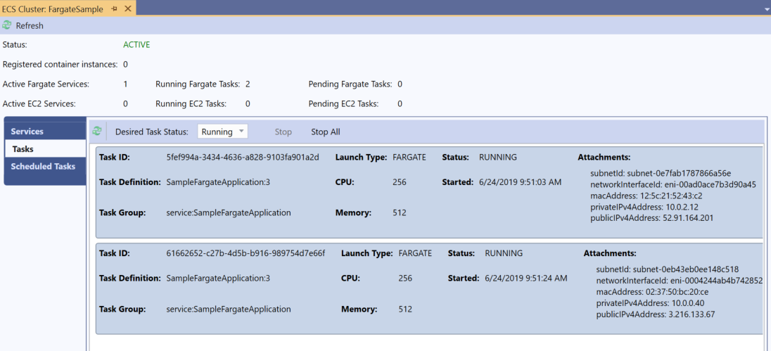 Cluster Tasks