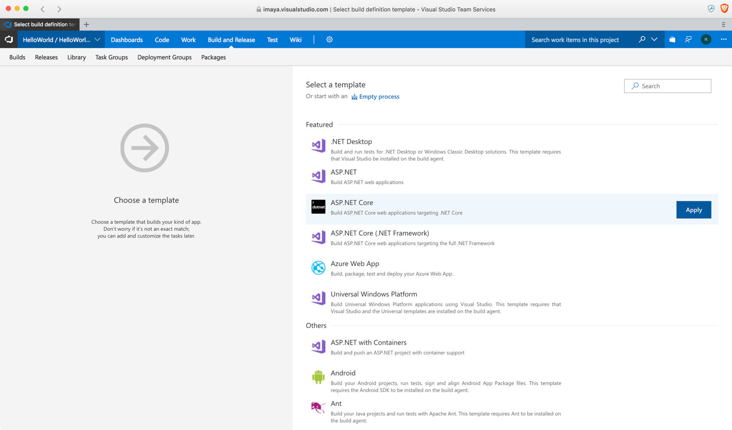 vsts_select_template