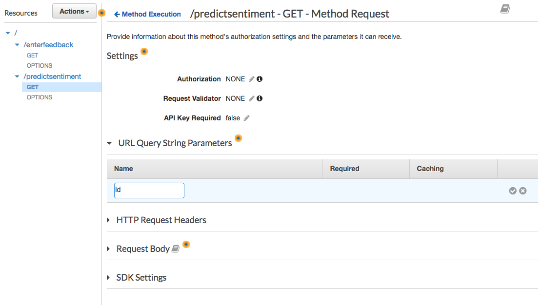 API method request 1 screenshot
