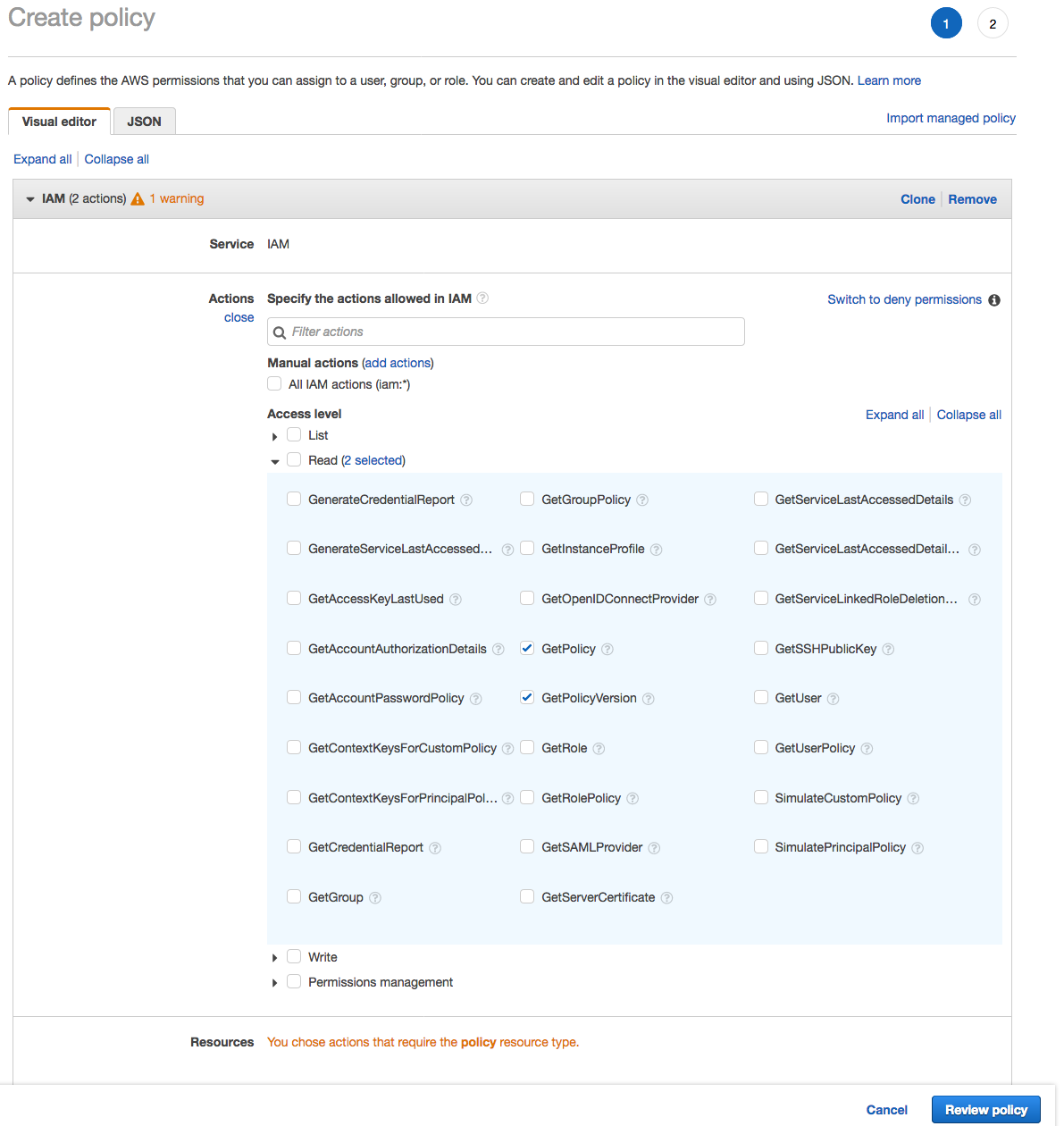 Notebook instance setting