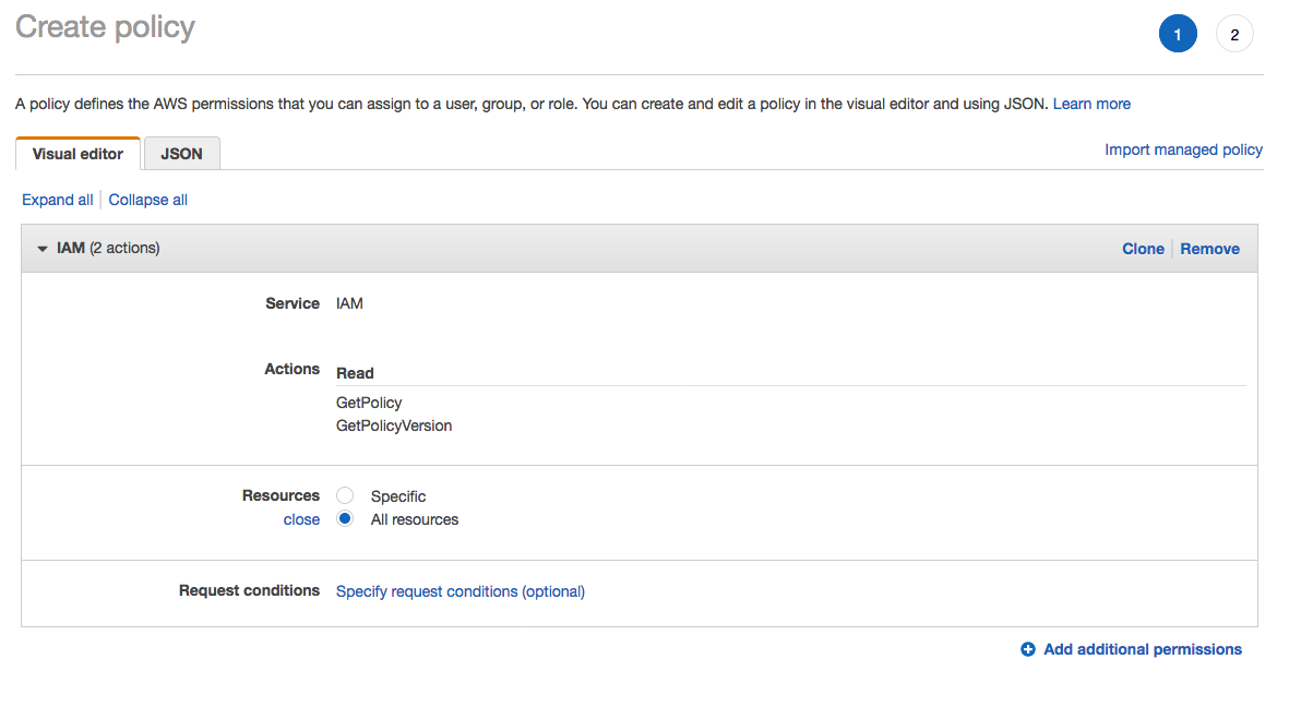 Notebook instance setting