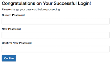 Lab 1 Part 4 Step 6 Change Password