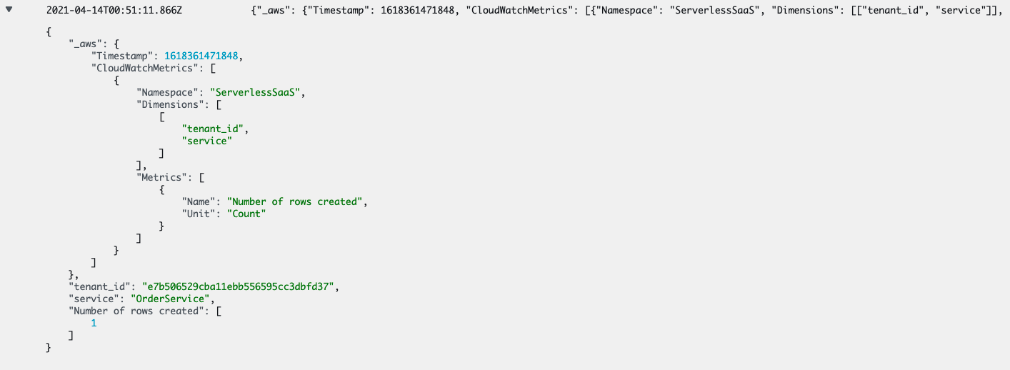 Tenant-aware metrics