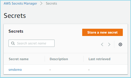 AWS Secrets Manager store secret part 4