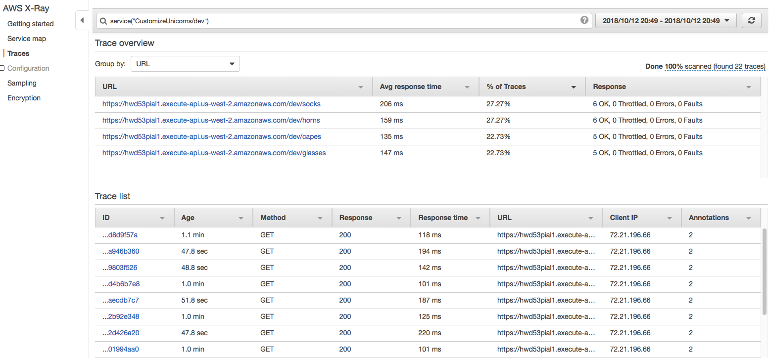enable xray in api gateway