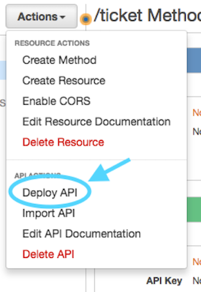 deploy api to prod