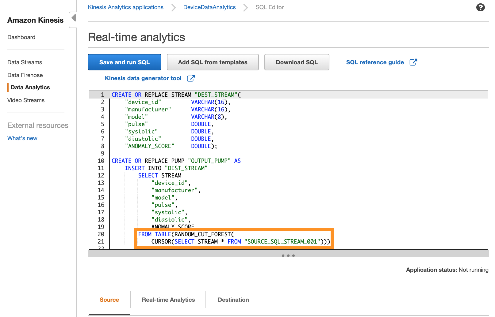 Analytics SQL