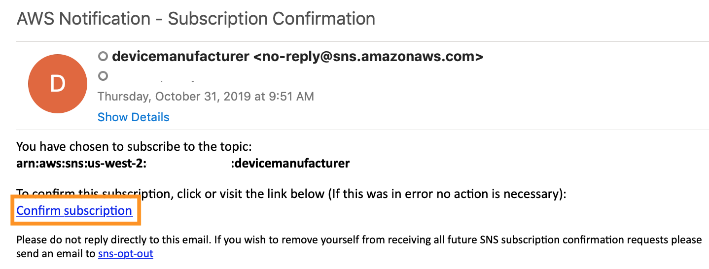 Email Confirmation