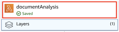 documentAnalysis function