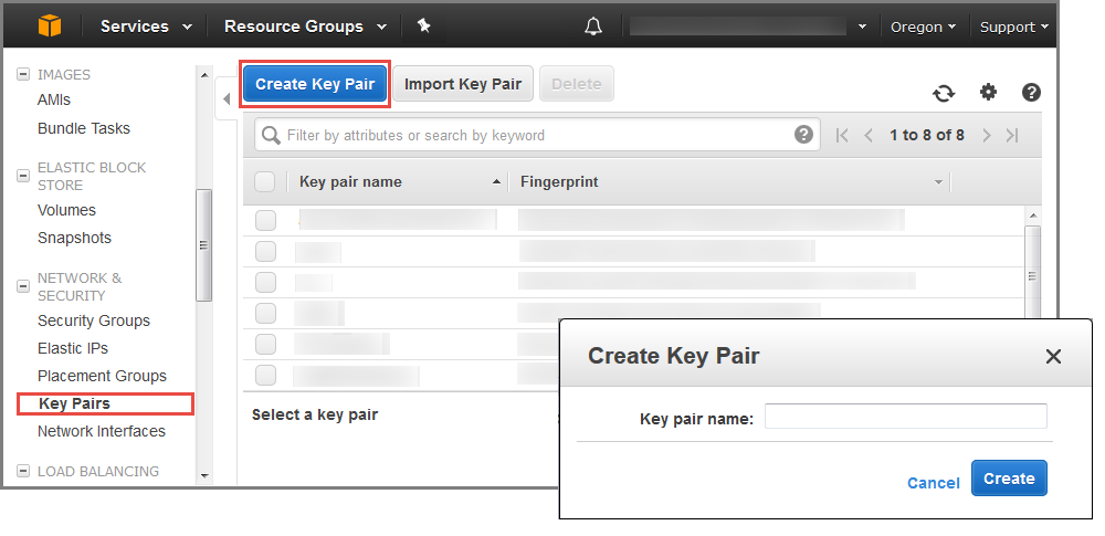 create key pair