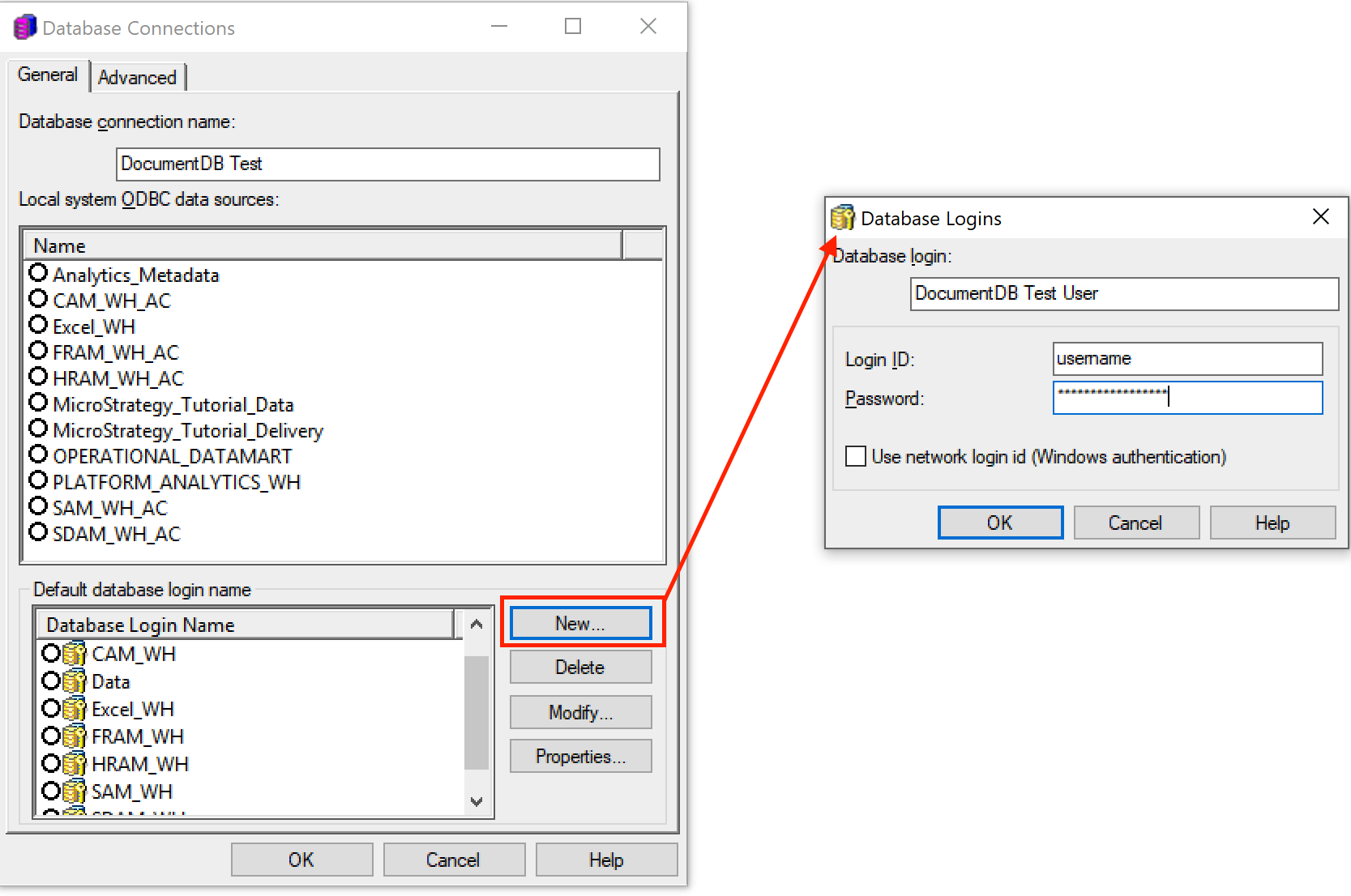 Database Login